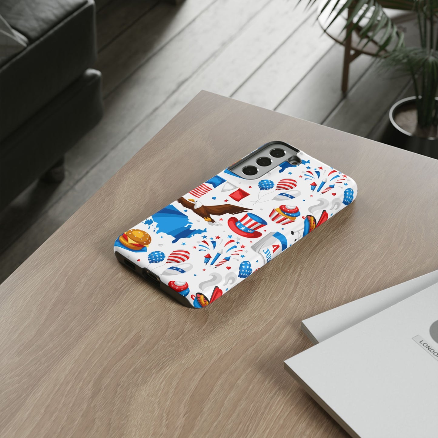 Patriotic  4th of July, Memorial Day, Independence Day Tough Phone Case for Samsung
