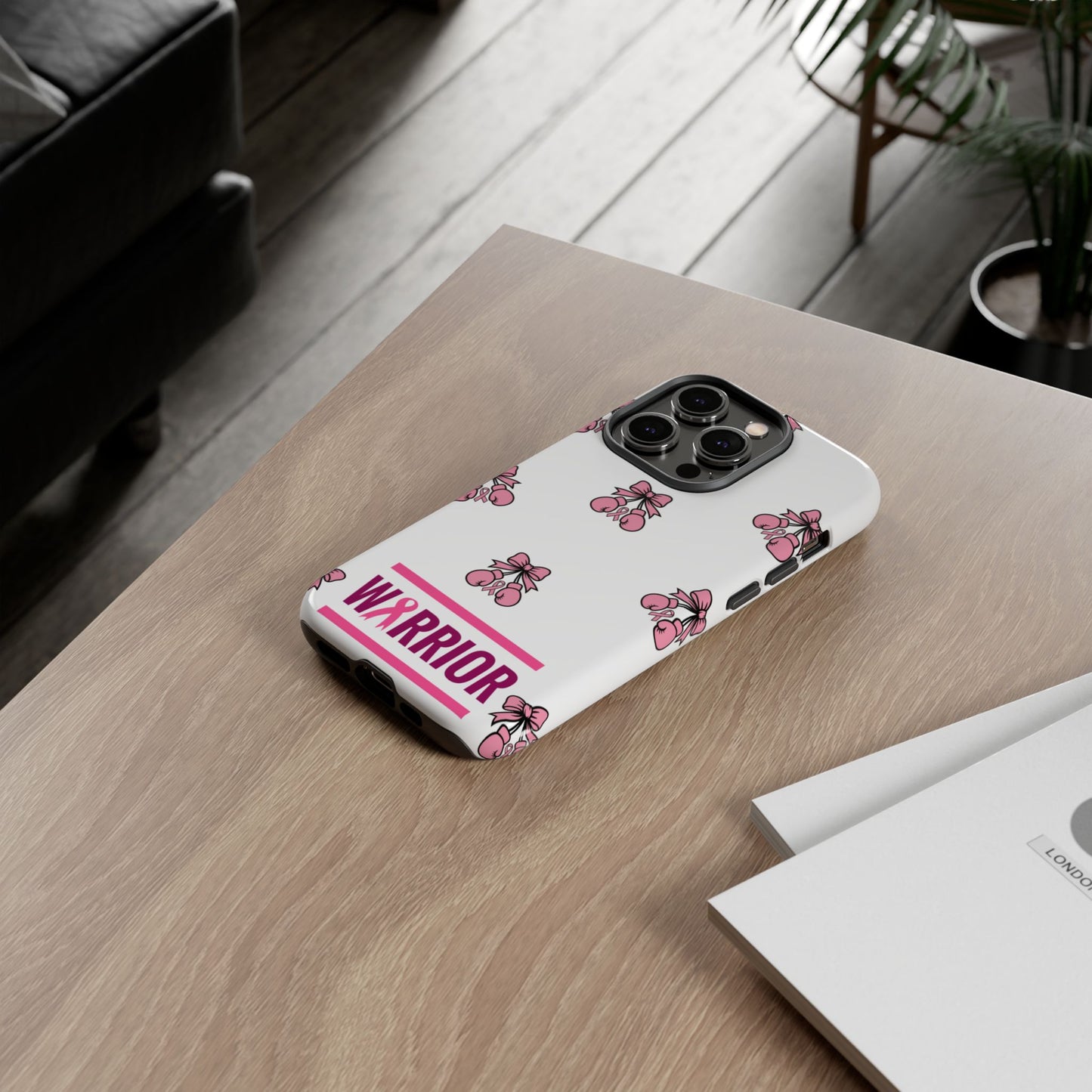 Phone Case - Pink Warrior Cancer Awareness Gift for Breast Cancer Survivor for Iphone
