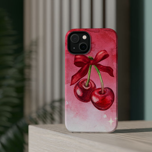 Chic Cherry Magnetic Tough Cases for iPhone