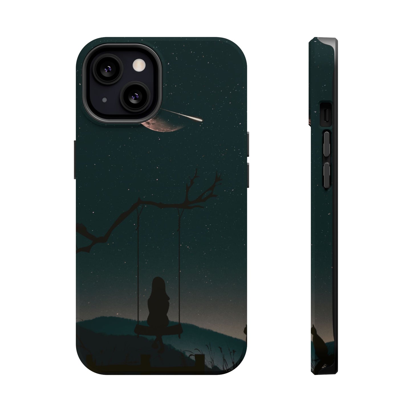 Dreamy Night Sky Tough Magnetic Phone Cases Unique Celestial Design for Iphone