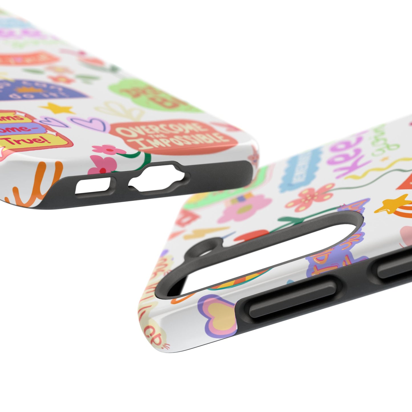 Inspirational, Motivational Phone Case, Cute Floral, Confidence Case, Gift for Her, Positive Vibes