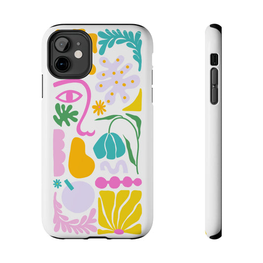 Vibrant Floral Phone Cases, Tough Smartphone Cover, Artistic Cell Phone Protector, Unique Gift for All Occasions, Trendy Tech Accessory