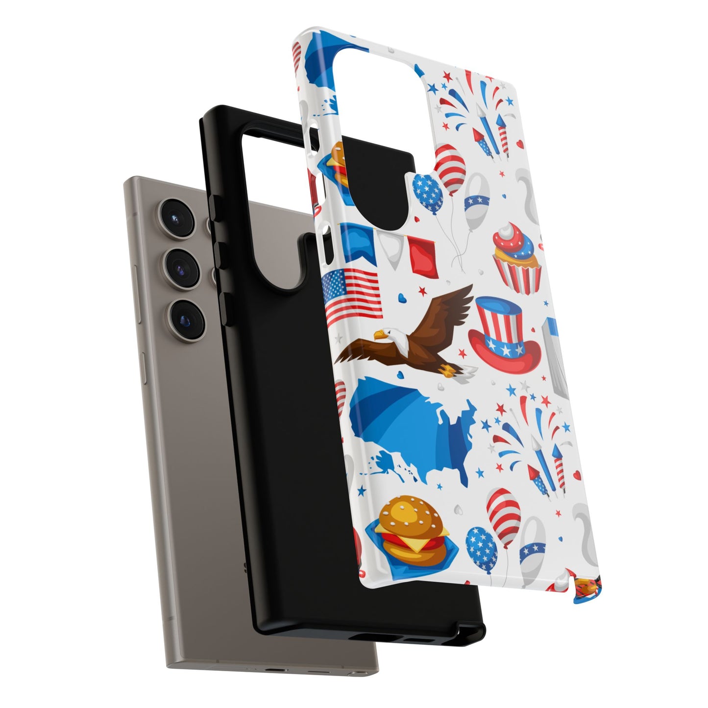 Patriotic  4th of July, Memorial Day, Independence Day Tough Phone Case for Samsung