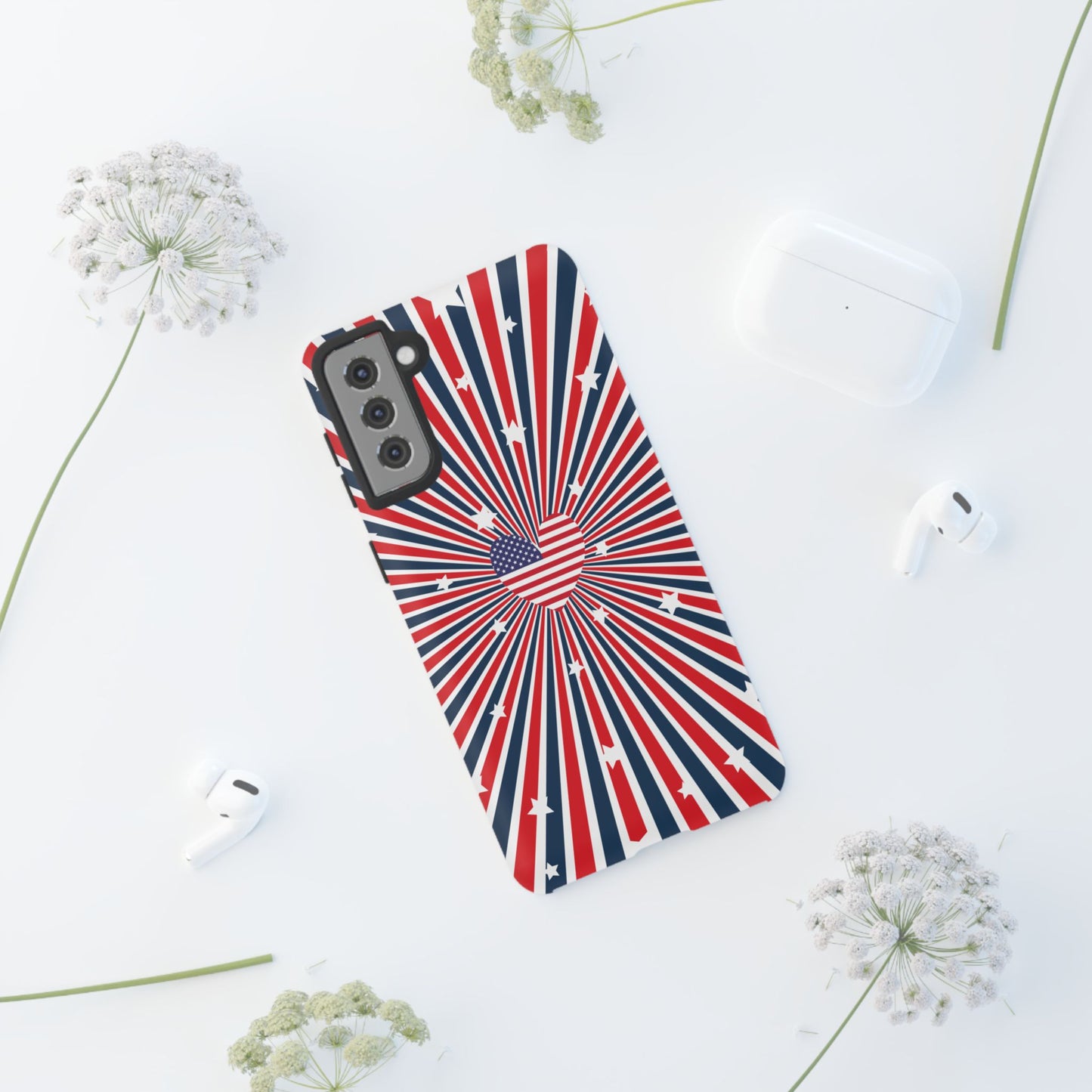 Patriotic  4th of July, Memorial Day, Independence Day Tough Phone Case for Samsung