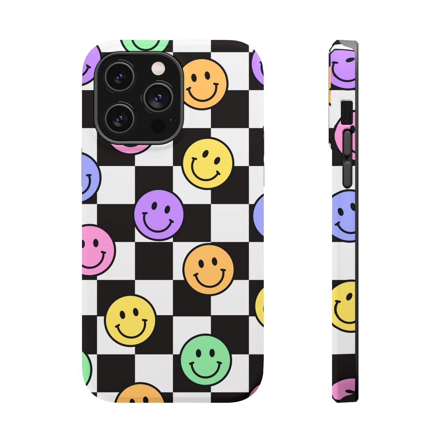 Colorful Smiley Face Phone Cases, Fun Magnetic Tough Cases, Cute Gifts for Teens and Kids, Trendy Accessories for Every Occasion, [...]