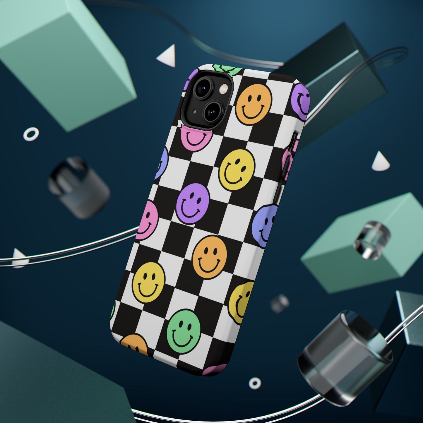 Colorful Smiley Face Phone Cases, Fun Magnetic Tough Cases, Cute Gifts for Teens and Kids, Trendy Accessories for Every Occasion, [...]