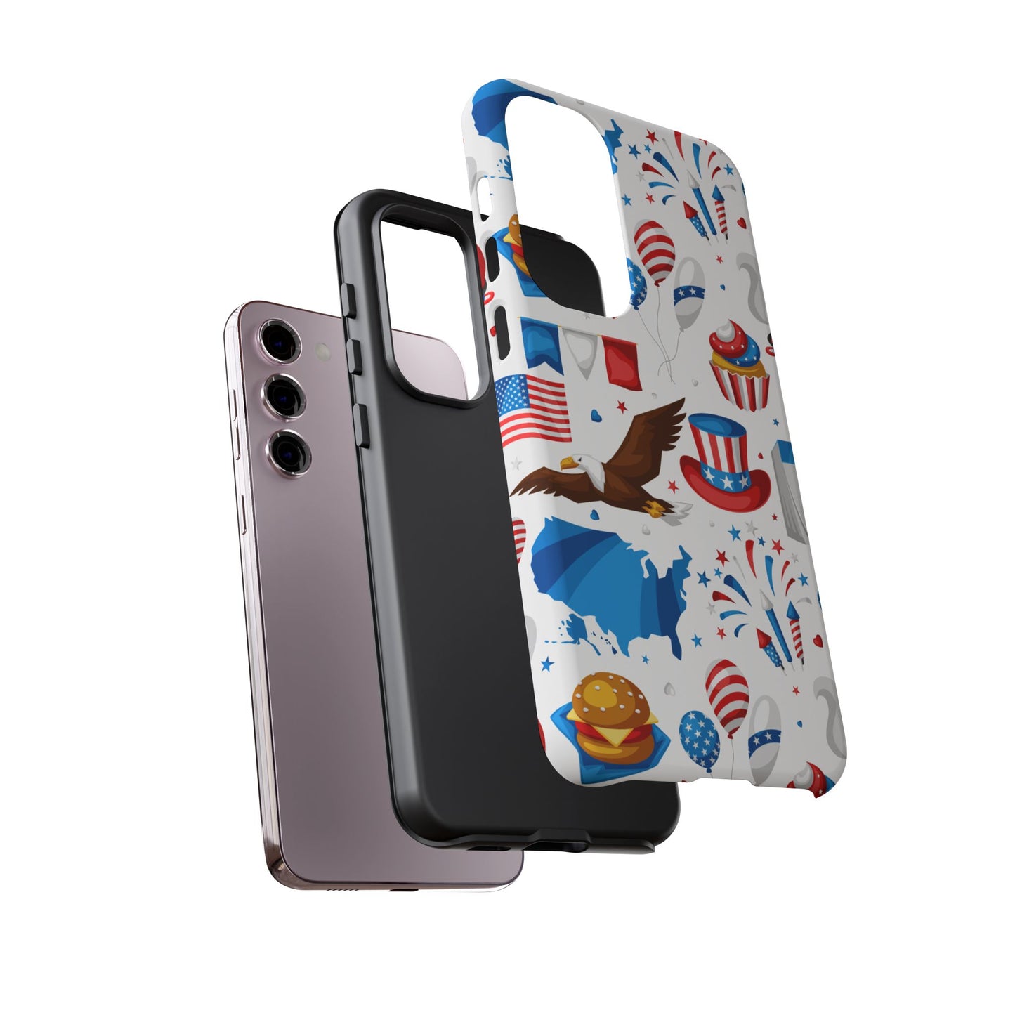 Patriotic  4th of July, Memorial Day, Independence Day Tough Phone Case for Samsung