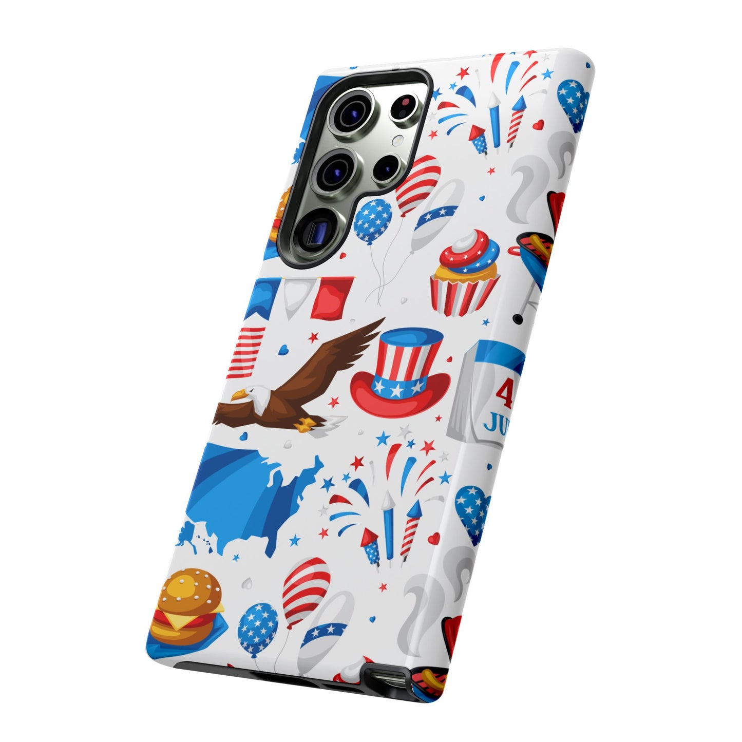 Patriotic  4th of July, Memorial Day, Independence Day Tough Phone Case for Samsung