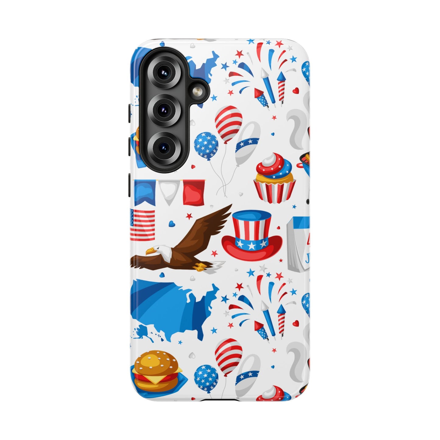 Patriotic  4th of July, Memorial Day, Independence Day Tough Phone Case for Samsung