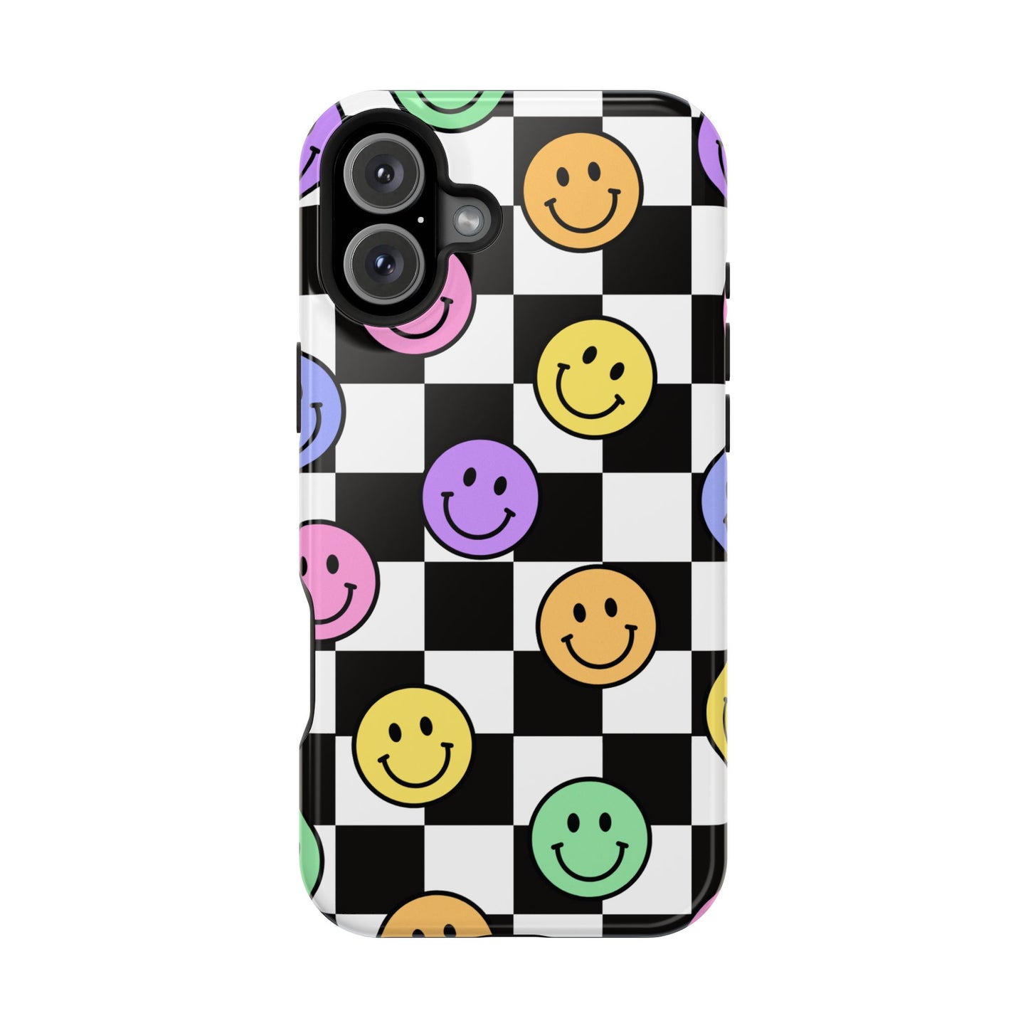 Colorful Smiley Face Phone Cases, Fun Magnetic Tough Cases, Cute Gifts for Teens and Kids, Trendy Accessories for Every Occasion, [...]