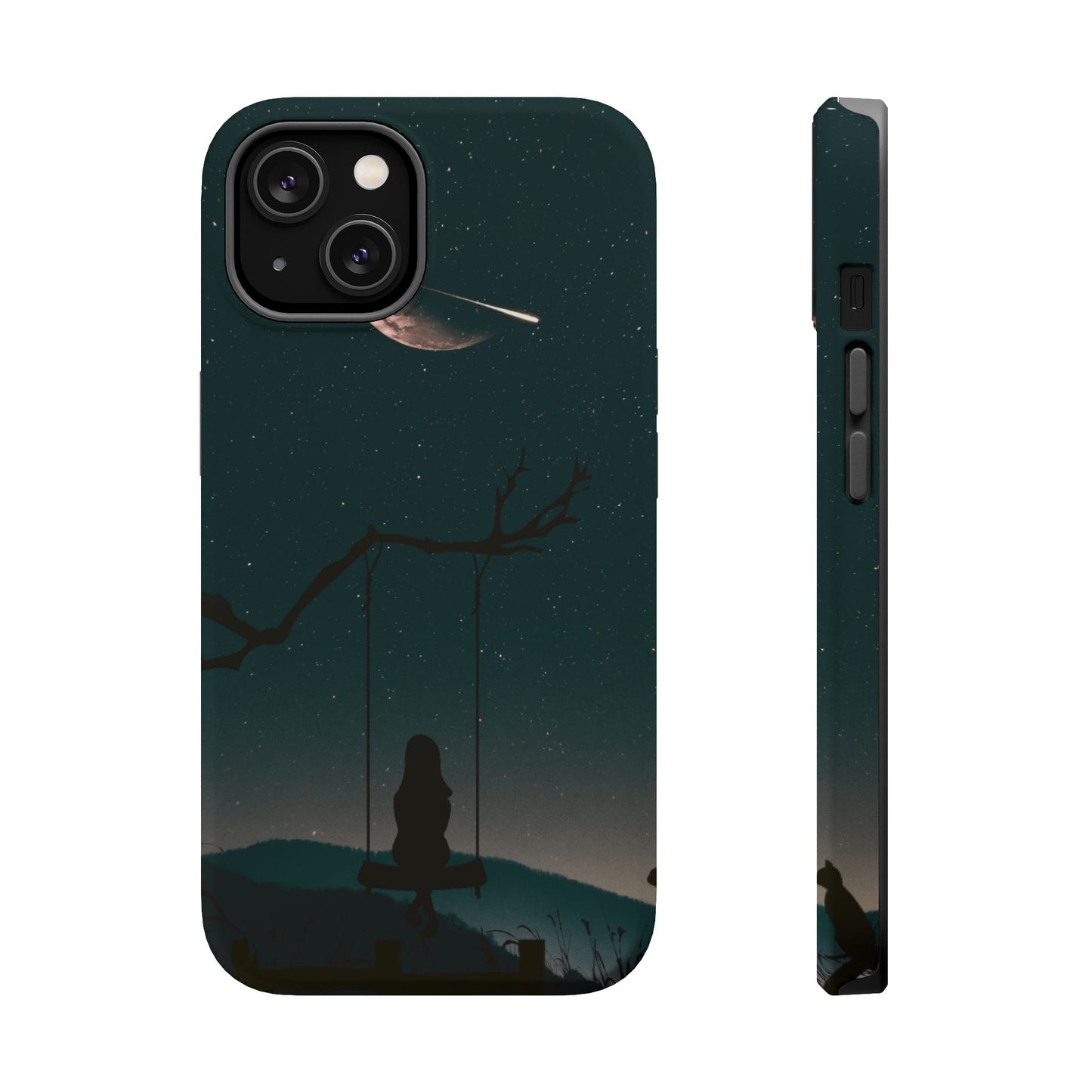 Dreamy Night Sky Tough Magnetic Phone Cases Unique Celestial Design for Iphone