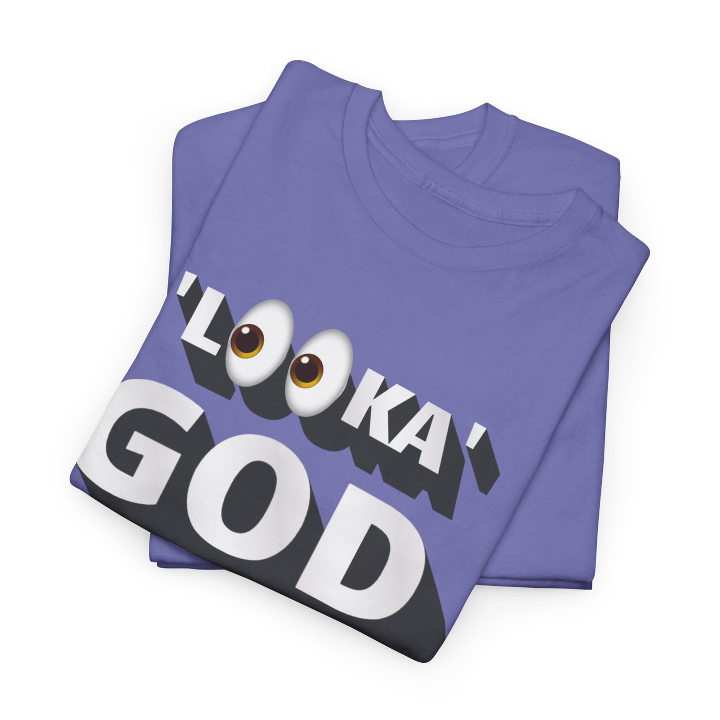"Looka God" Unisex Cotton Tee - Stylish Faith Statement