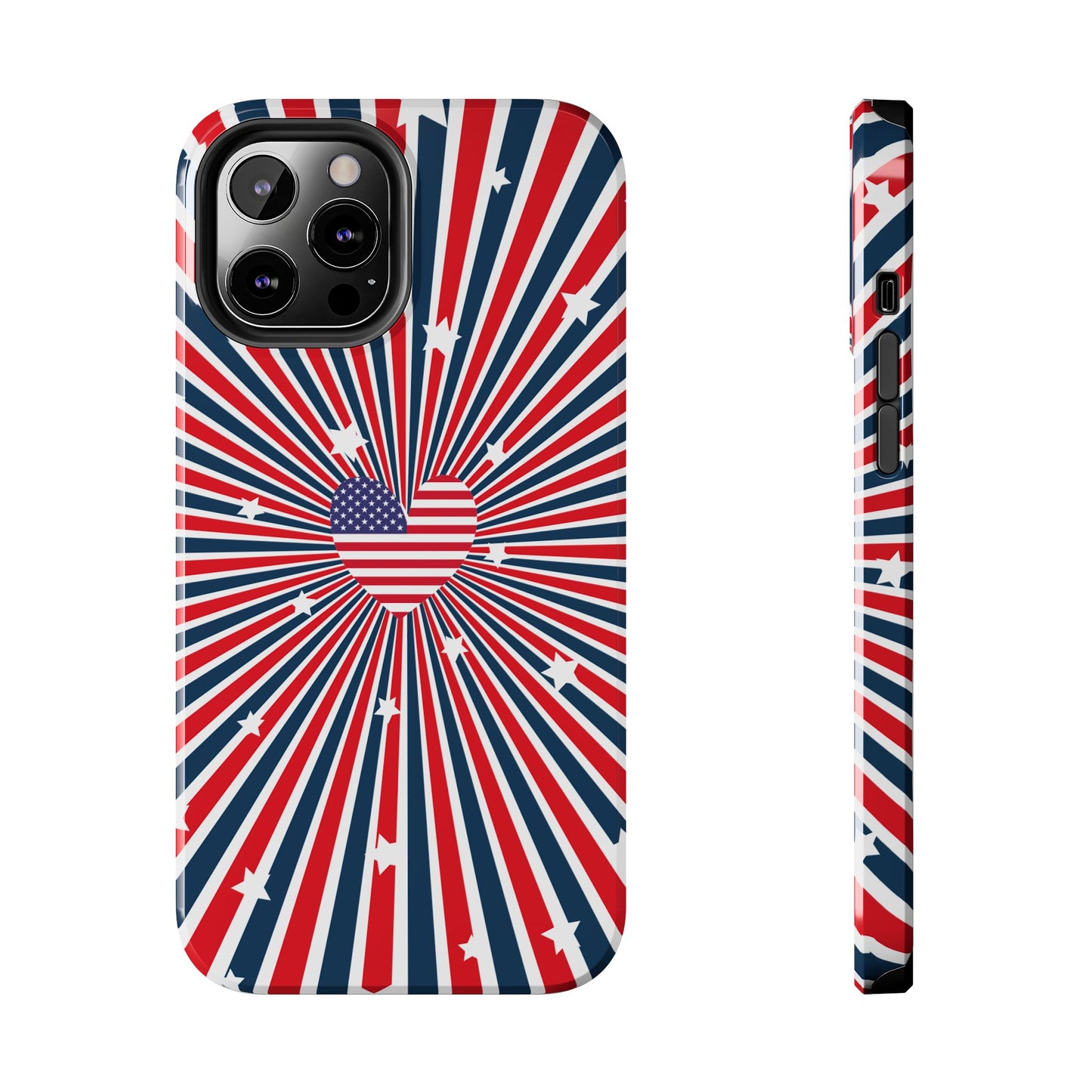 Patriotic  4th of July, Memorial Day, Independence Day Tough Phone Case for Iphone