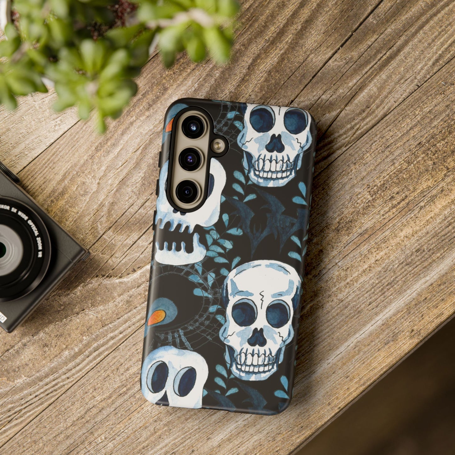 Skull Tough Cases - Halloween Samsung Phone Case - FREE Shipping