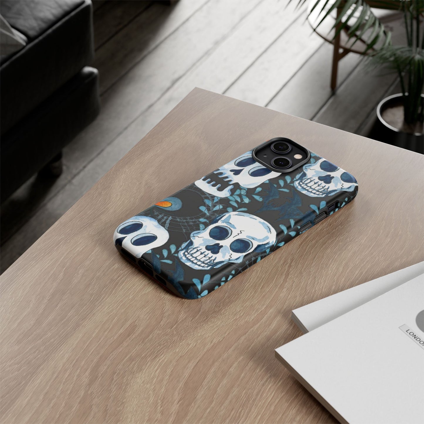 Halloween, Skull, Gothic Phone Case for Iphone - FREE Shipping