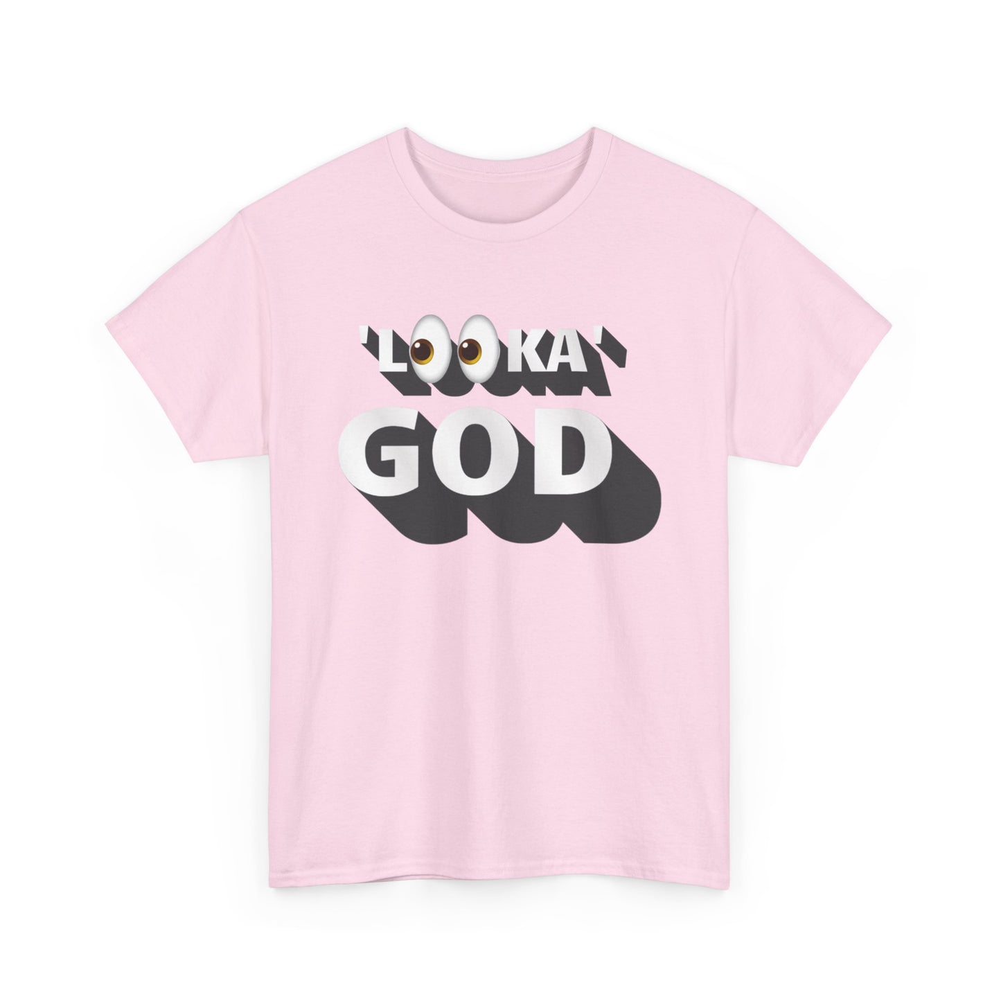 "Looka God" Unisex Cotton Tee - Stylish Faith Statement