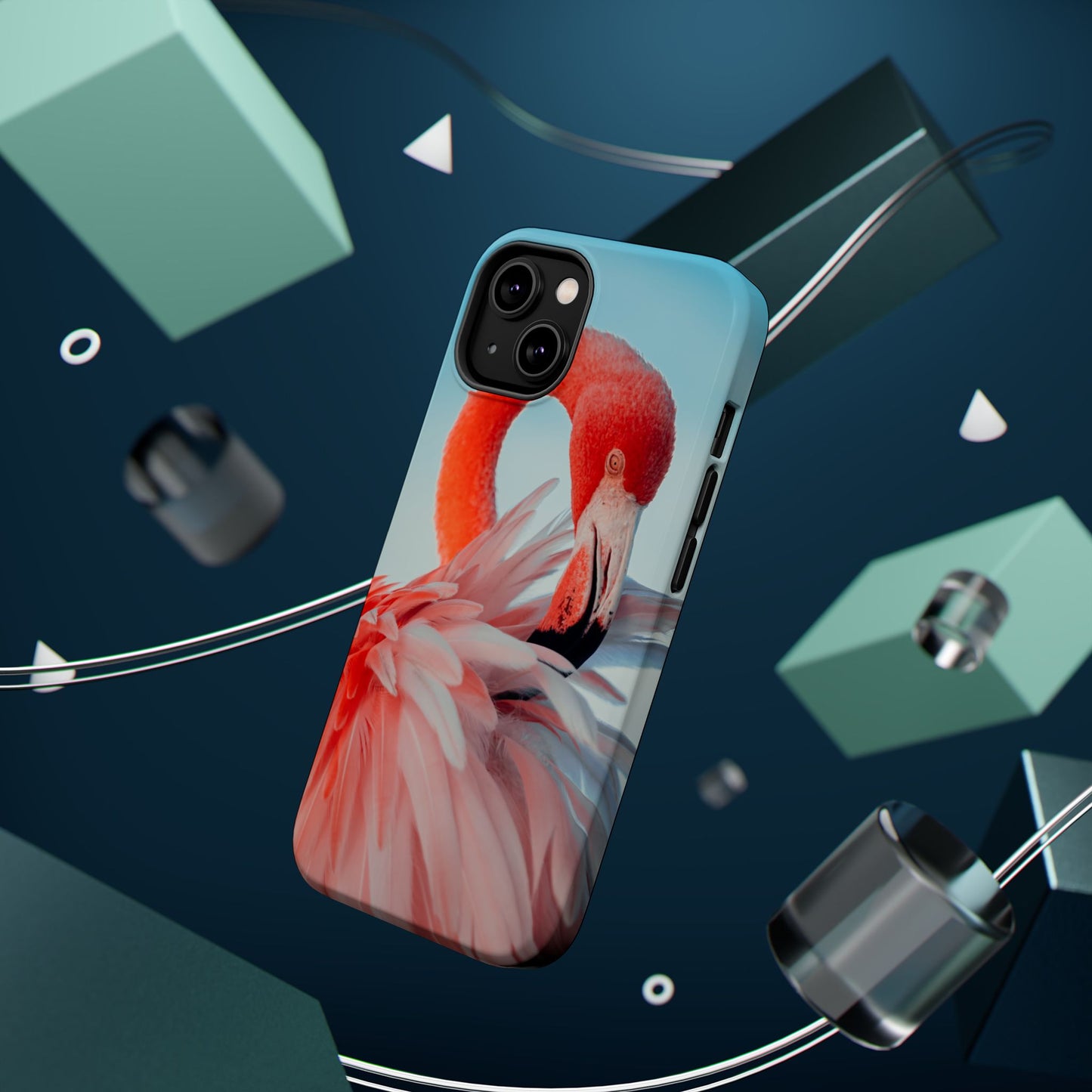 Vibrant Flamingo, Tropical MAGNETIC Phone Case