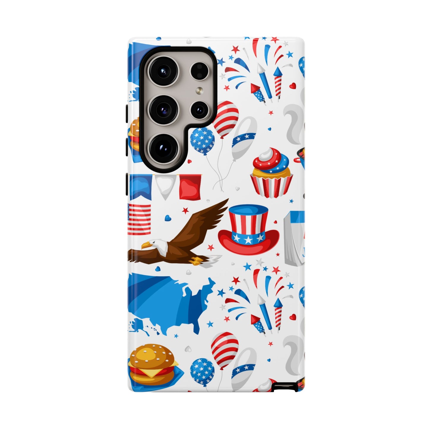 Patriotic  4th of July, Memorial Day, Independence Day Tough Phone Case for Samsung