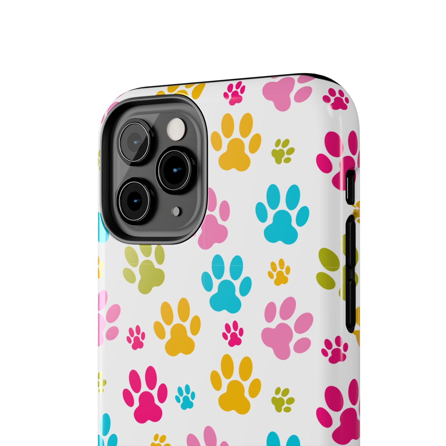 Colorful Pet Paw Print Tough Phone Case for Dog Loves for Iphone