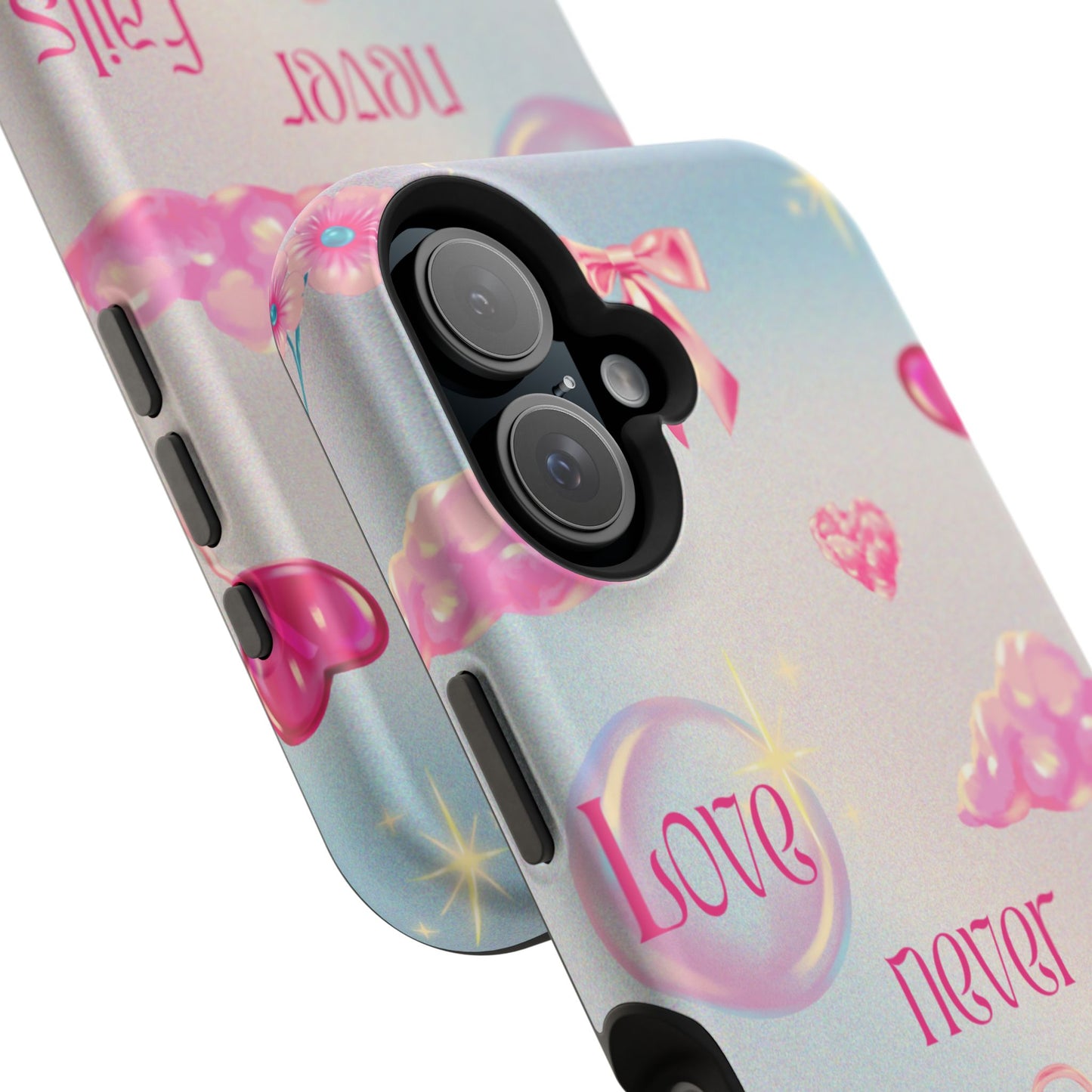 Love Never Fails Bible Verse Tough MAGNETIC Phone Case