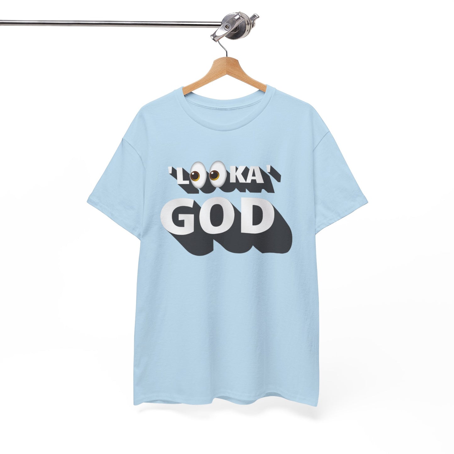 "Looka God" Unisex Cotton Tee - Stylish Faith Statement