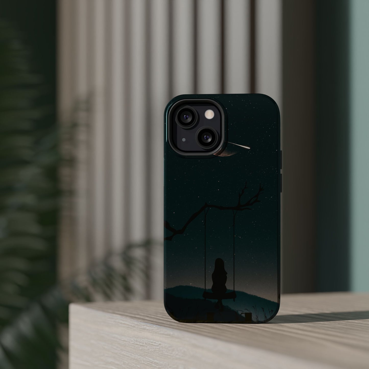 Dreamy Night Sky Tough Magnetic Phone Cases Unique Celestial Design for Iphone