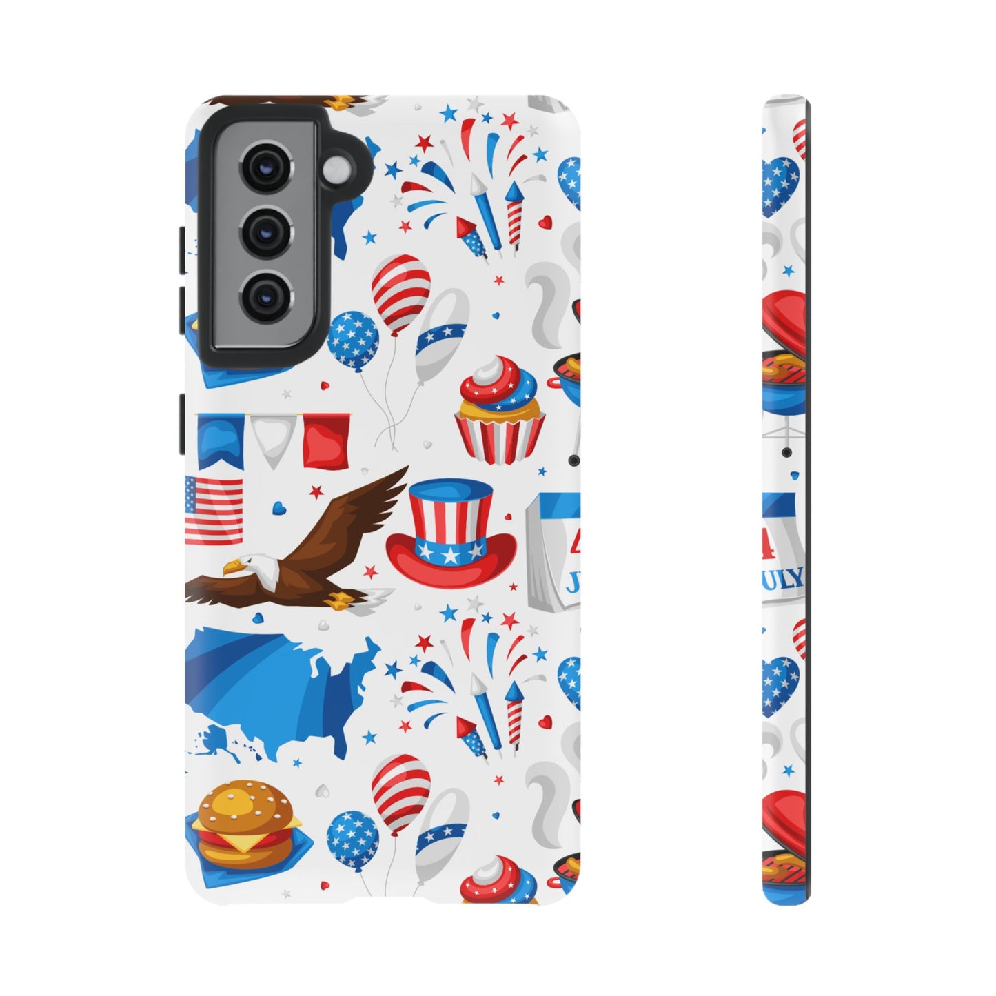 Patriotic  4th of July, Memorial Day, Independence Day Tough Phone Case for Samsung
