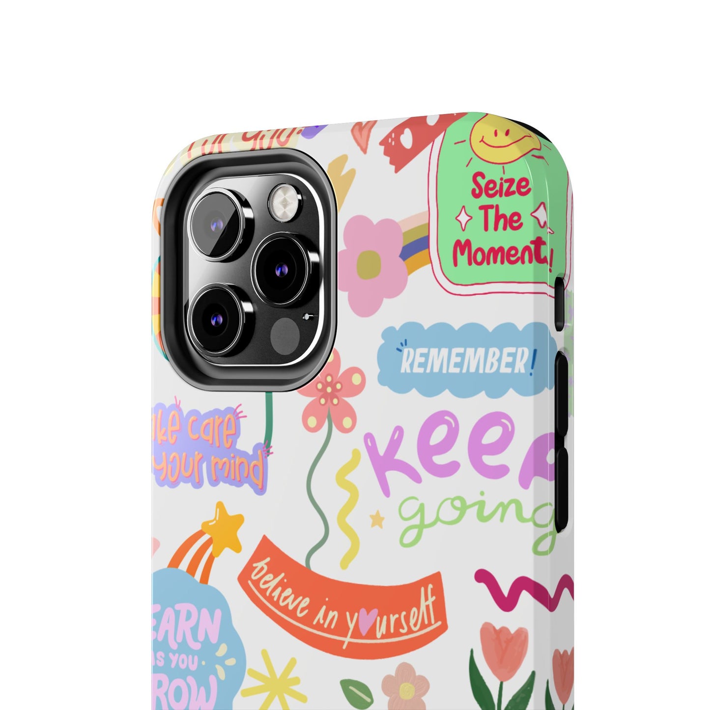Inspirational, Motivational Phone Case, Cute Floral, Confidence Case, Gift for Her, Positive Vibes