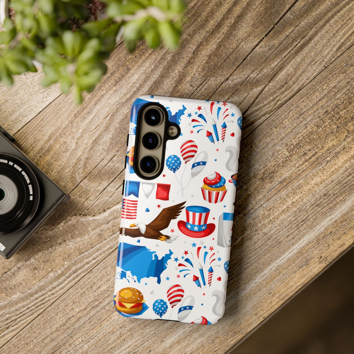 Patriotic  4th of July, Memorial Day, Independence Day Tough Phone Case for Samsung