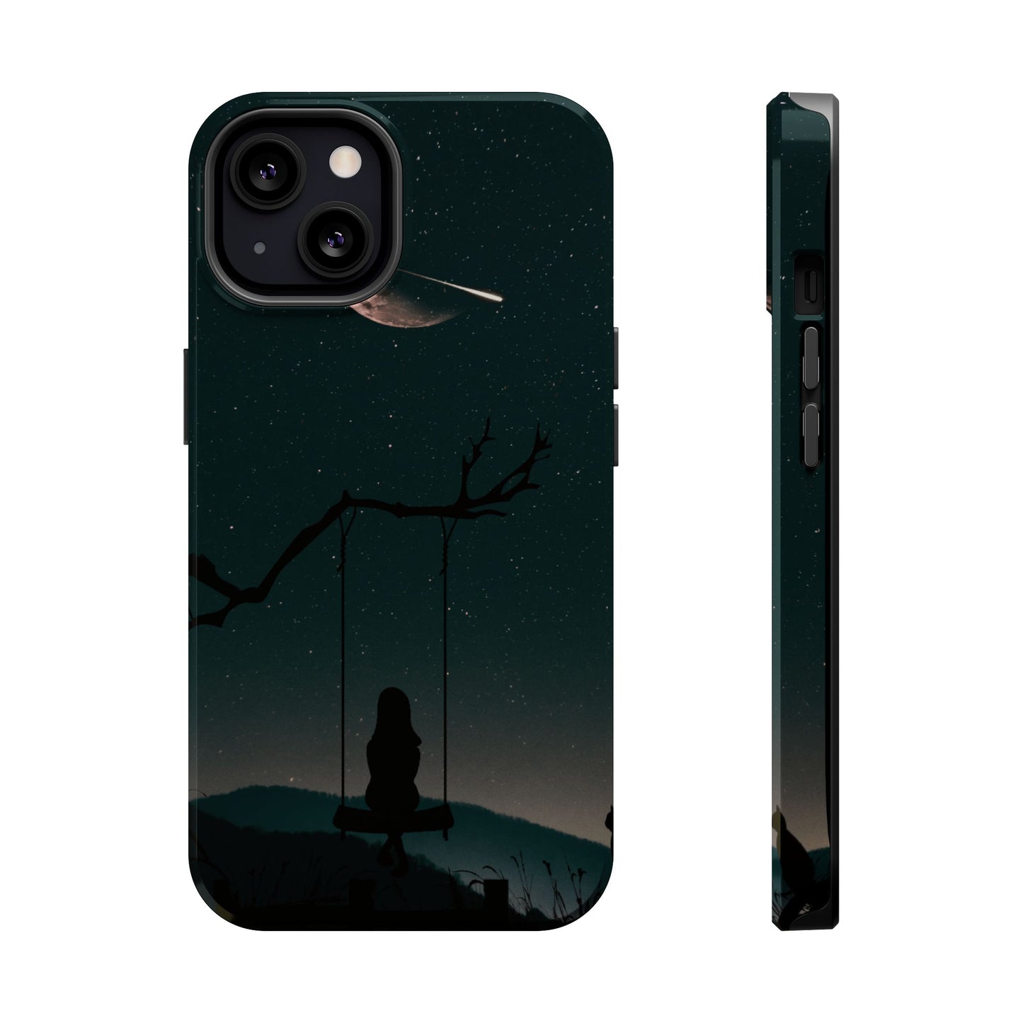 Dreamy Night Sky Tough Magnetic Phone Cases Unique Celestial Design for Iphone