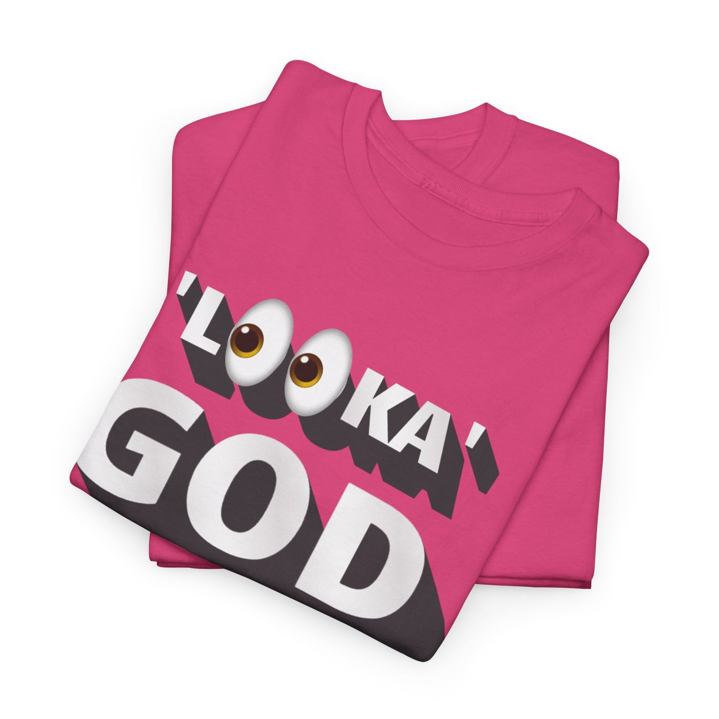 "Looka God" Unisex Cotton Tee - Stylish Faith Statement