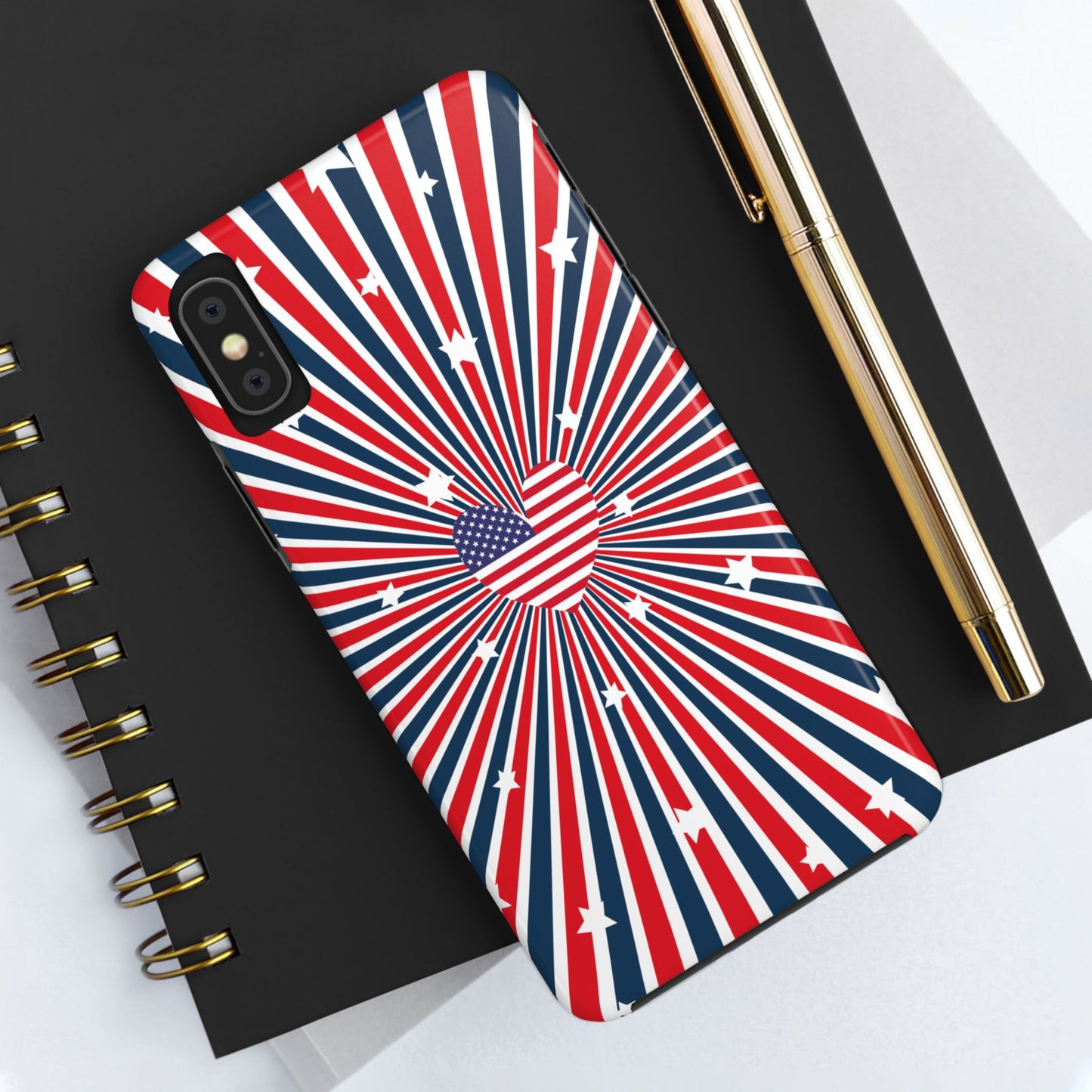 Patriotic  4th of July, Memorial Day, Independence Day Tough Phone Case for Iphone