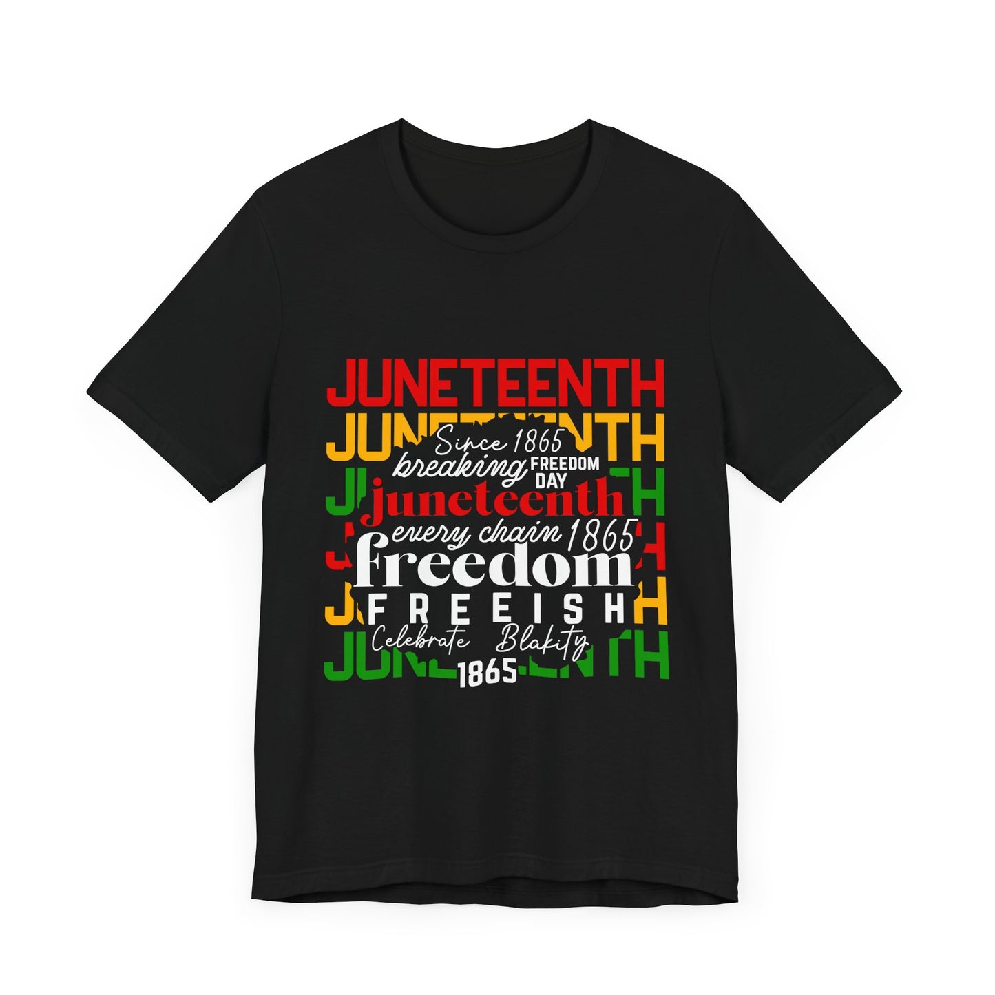 Juneteenth Freedom Unisex Tee, Trendy Black History Month Shirt, Celebrate Freedom, Gift for Activists, Comfy Everyday Wear