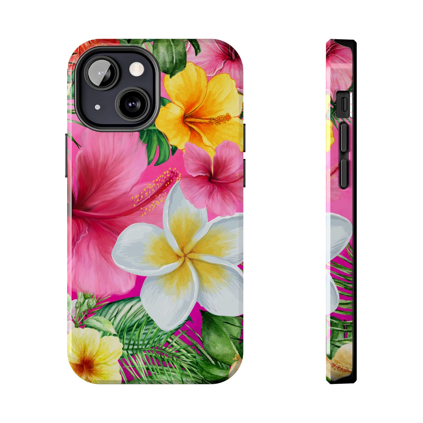Tropical Floral Phone Case - Tough, Durable, Chic Protection, Summer Vibes, Gift for Her