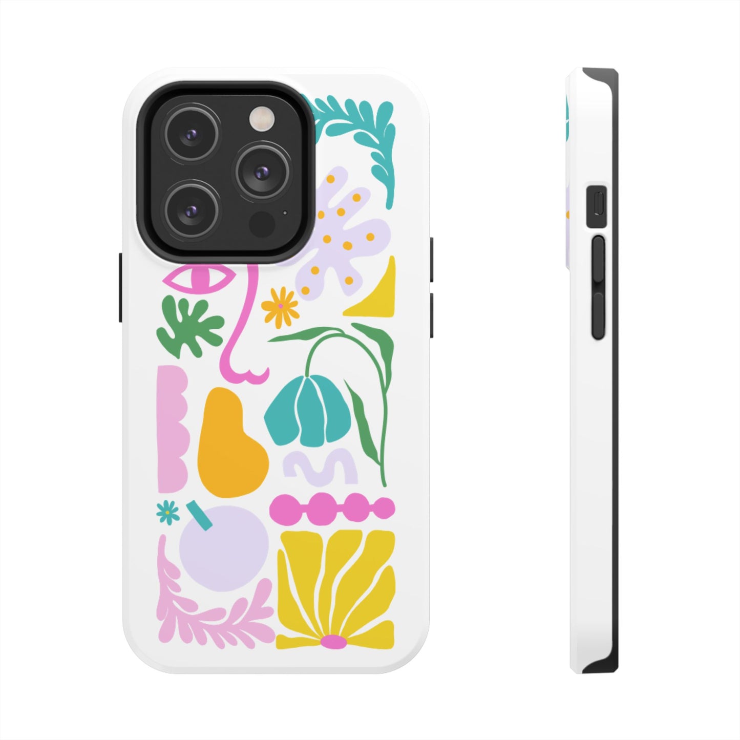 Vibrant Floral Phone Cases, Tough Smartphone Cover, Artistic Cell Phone Protector, Unique Gift for All Occasions, Trendy Tech Accessory