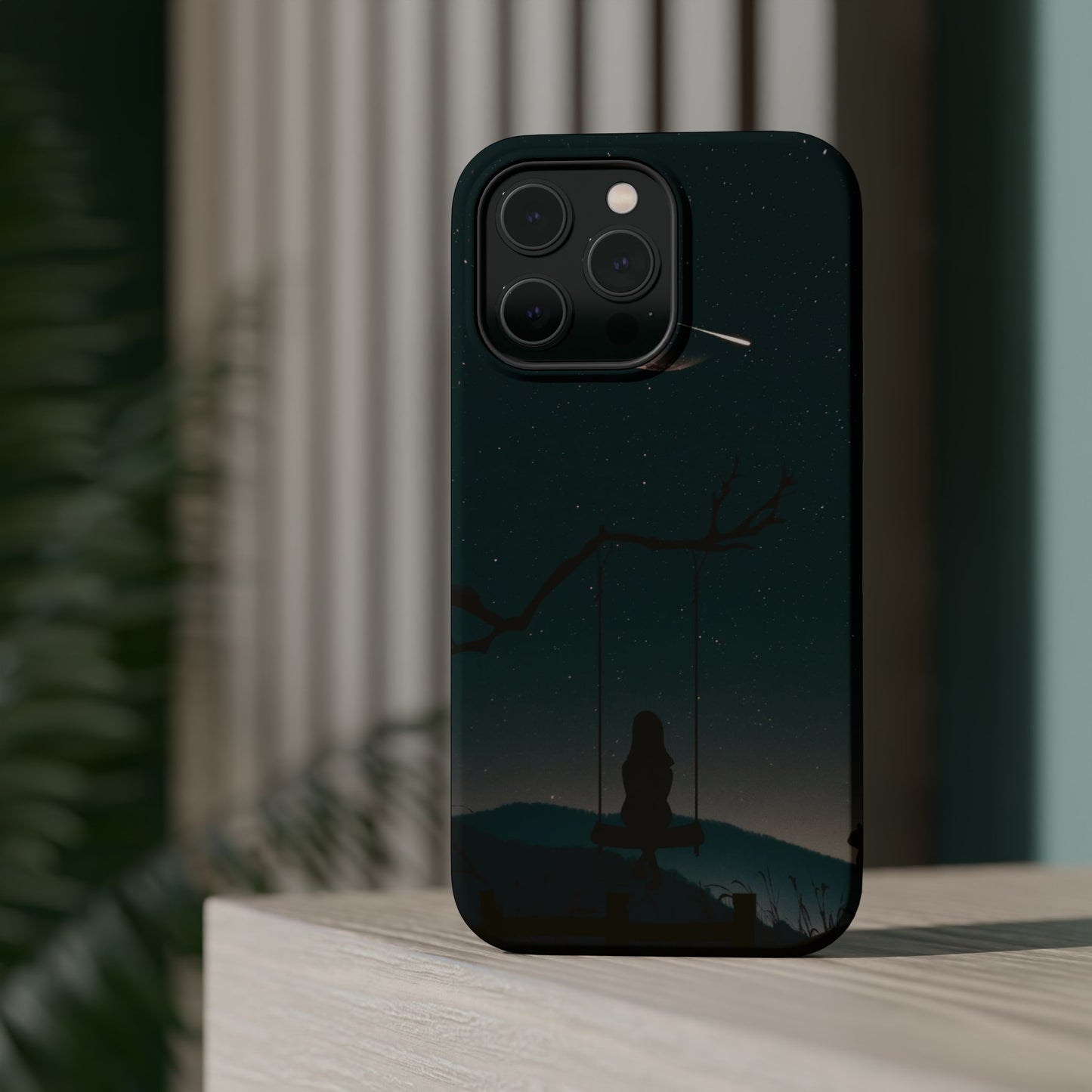 Dreamy Night Sky Tough Magnetic Phone Cases Unique Celestial Design for Iphone