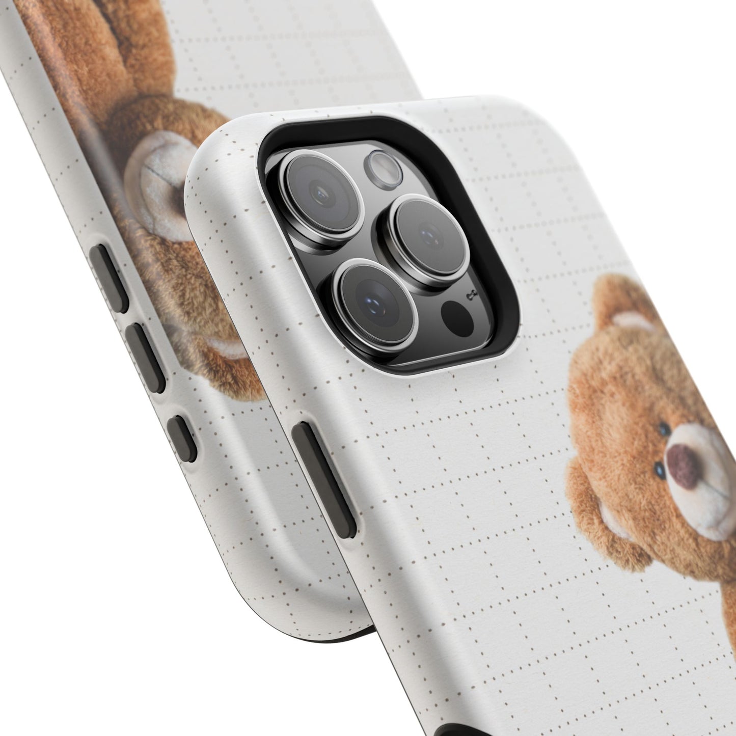 Good Day Teddy Bear MAGNETIC Phone Cases, Cute, Gift for Friends, Teddy Bear Lover's Case