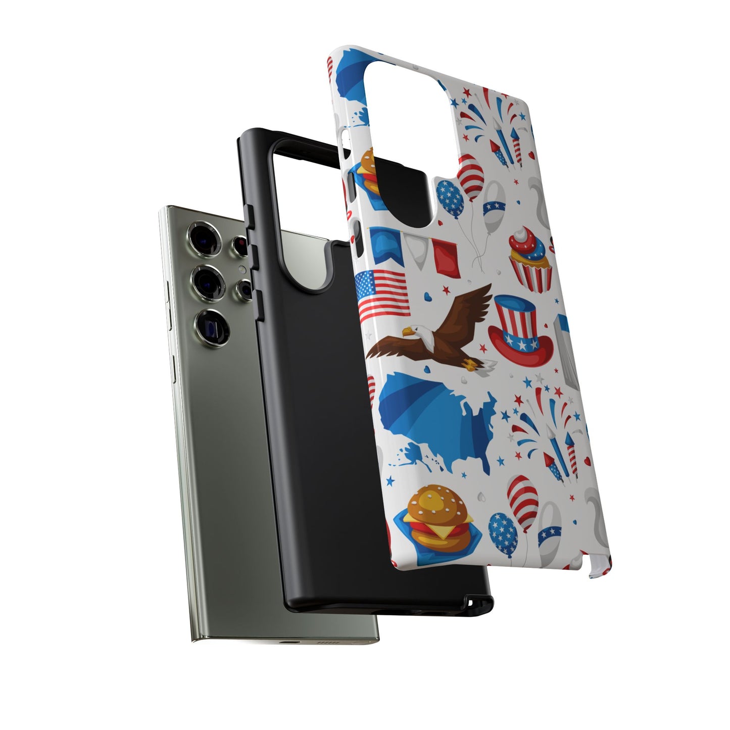 Patriotic  4th of July, Memorial Day, Independence Day Tough Phone Case for Samsung