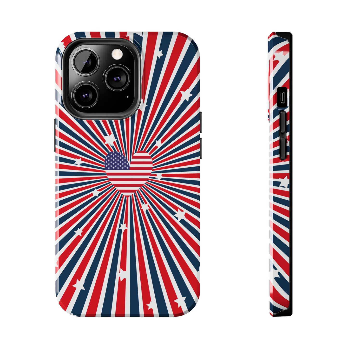 Patriotic  4th of July, Memorial Day, Independence Day Tough Phone Case for Iphone