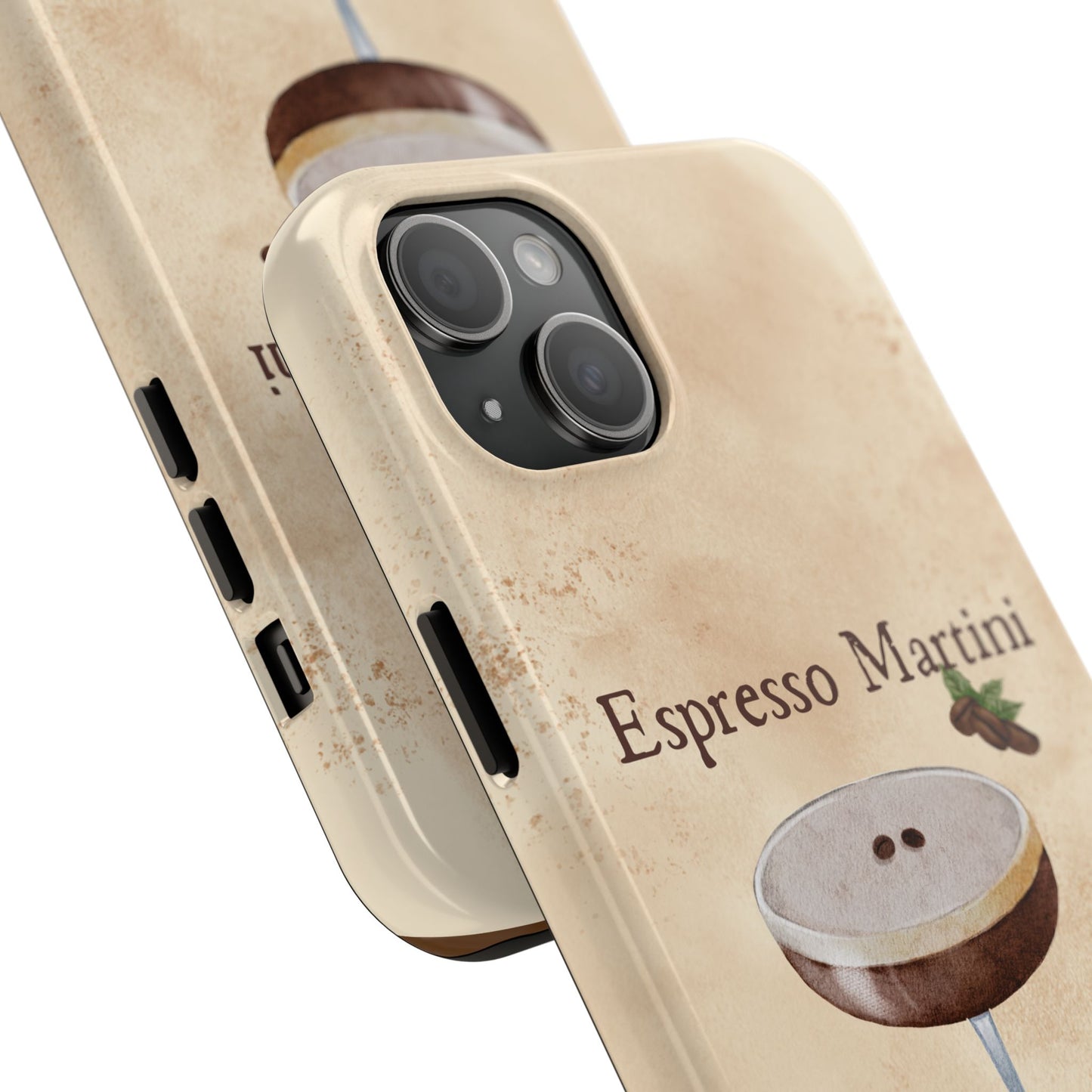Espresso Martini Tough Phone Cases | Stylish Drink Design | Unique Gift for Cocktail Lovers | Perfect for Any Occasion