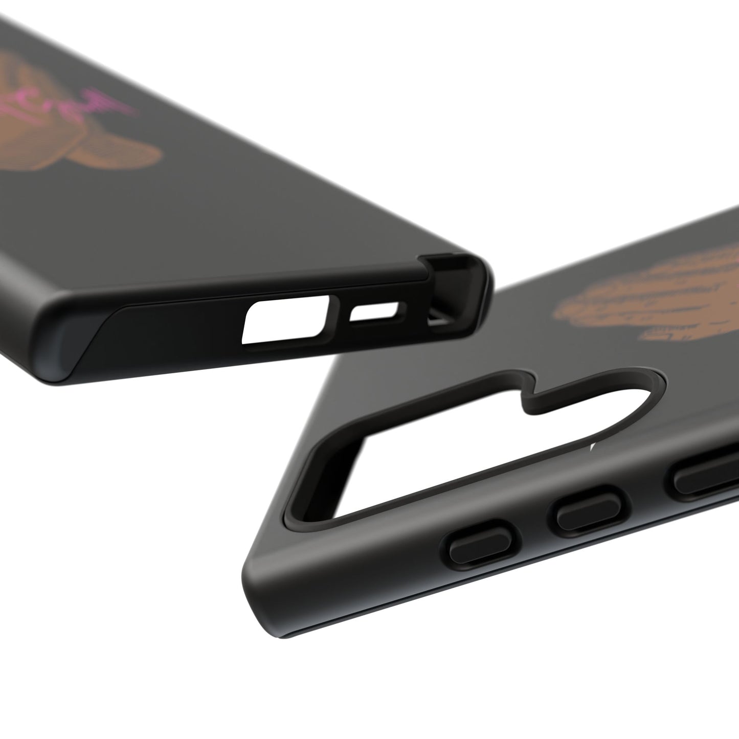 Phone Cases - 'Look at God' Praying Hands Religious Design Tough Case for Samsung