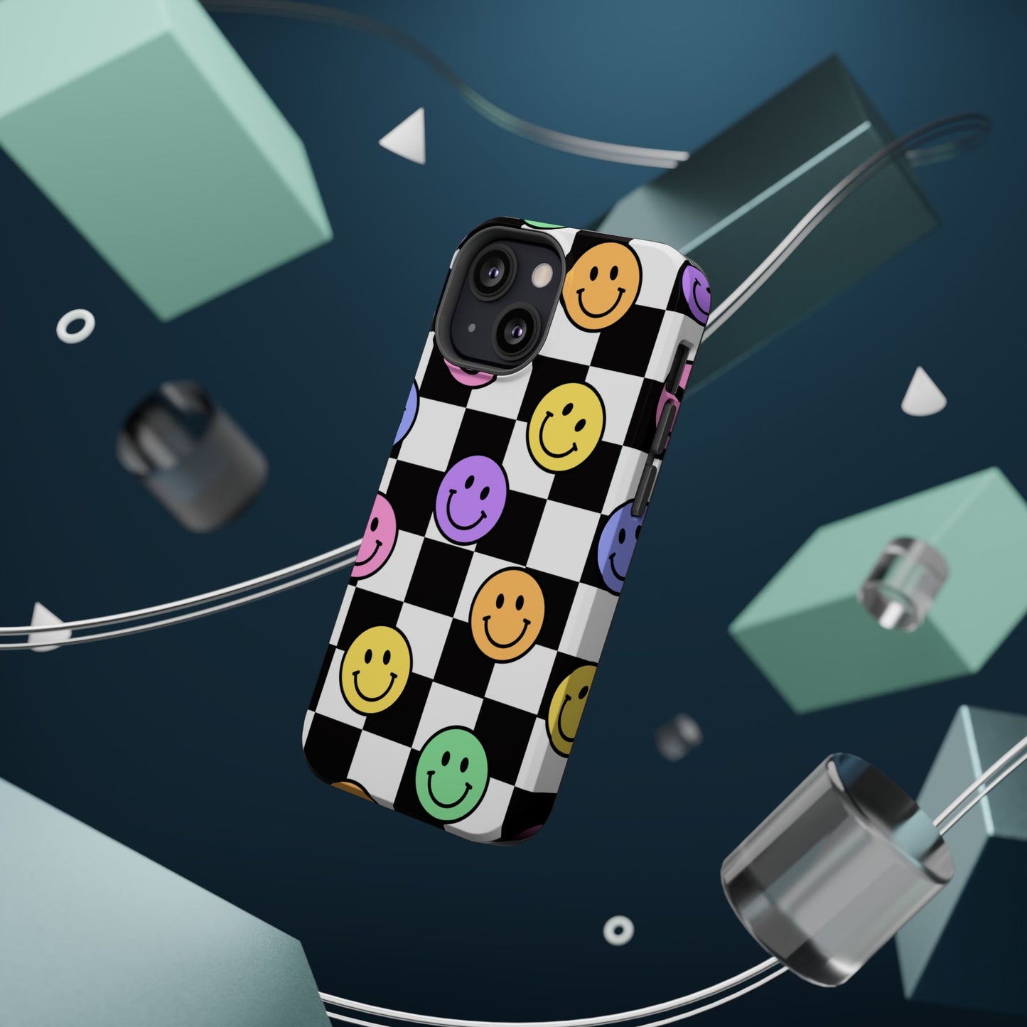 Colorful Smiley Face Phone Cases, Fun Magnetic Tough Cases, Cute Gifts for Teens and Kids, Trendy Accessories for Every Occasion, [...]