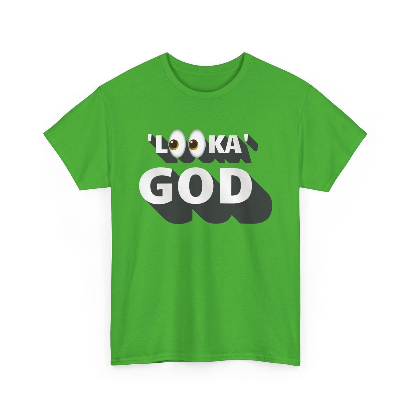"Looka God" Unisex Cotton Tee - Stylish Faith Statement