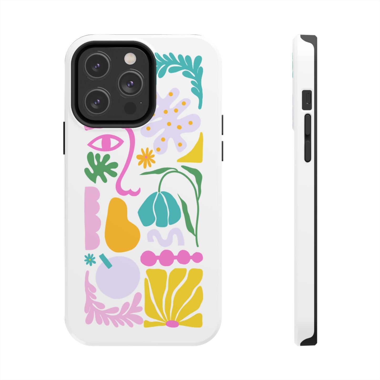 Vibrant Floral Phone Cases, Tough Smartphone Cover, Artistic Cell Phone Protector, Unique Gift for All Occasions, Trendy Tech Accessory
