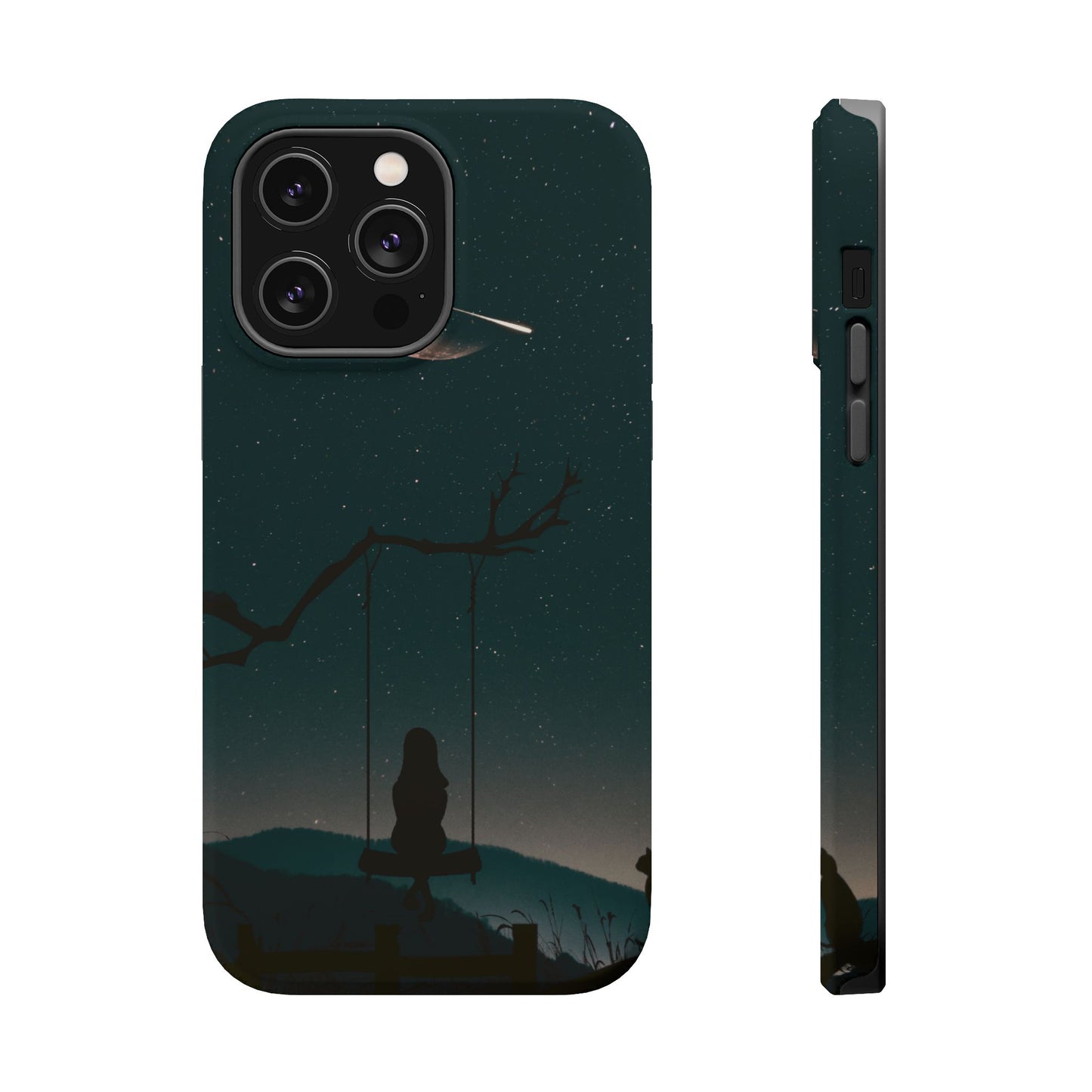 Dreamy Night Sky Tough Magnetic Phone Cases Unique Celestial Design for Iphone