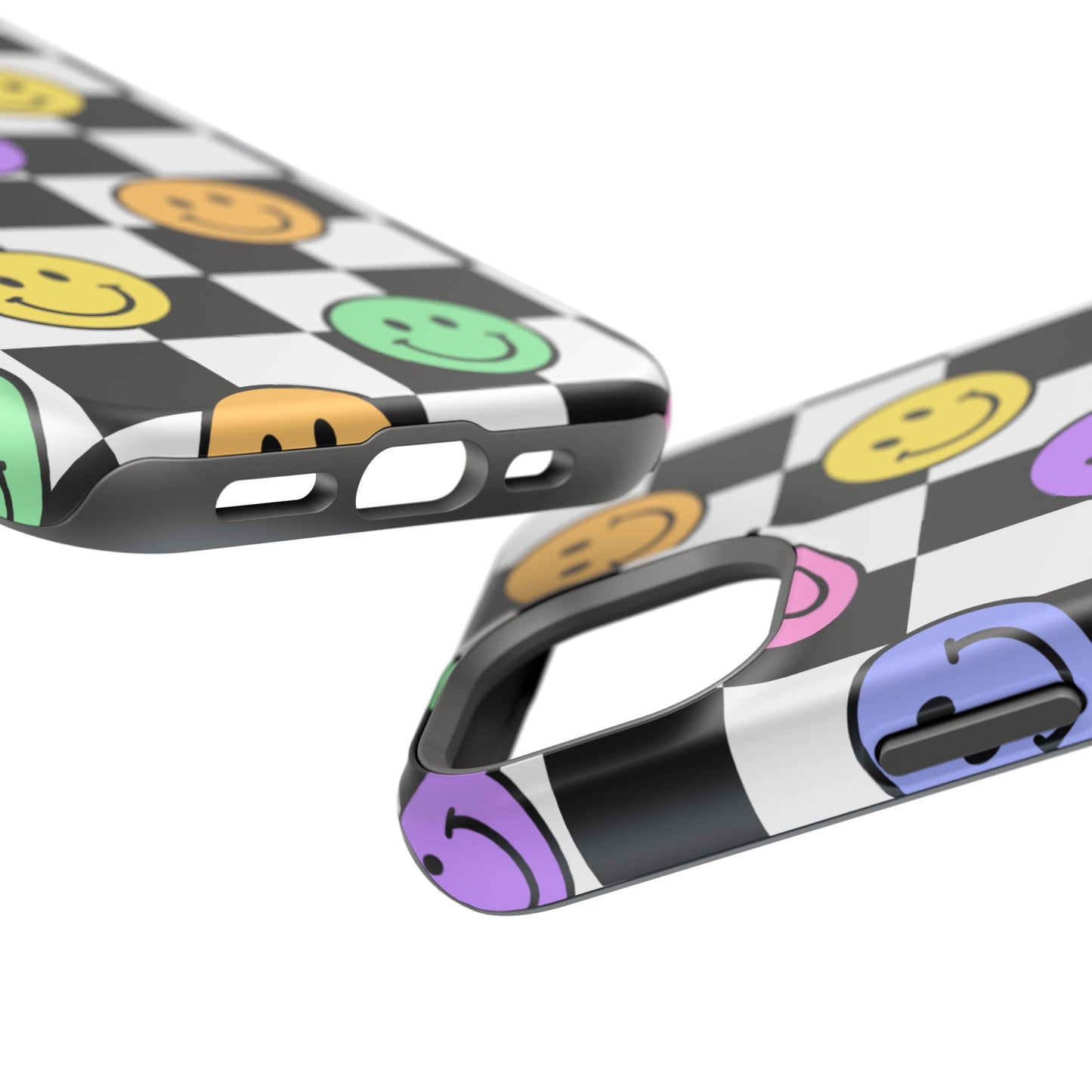 Colorful Smiley Face Phone Cases, Fun Magnetic Tough Cases, Cute Gifts for Teens and Kids, Trendy Accessories for Every Occasion, [...]