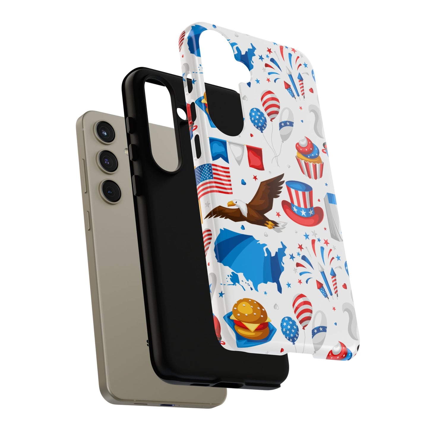 Patriotic  4th of July, Memorial Day, Independence Day Tough Phone Case for Samsung