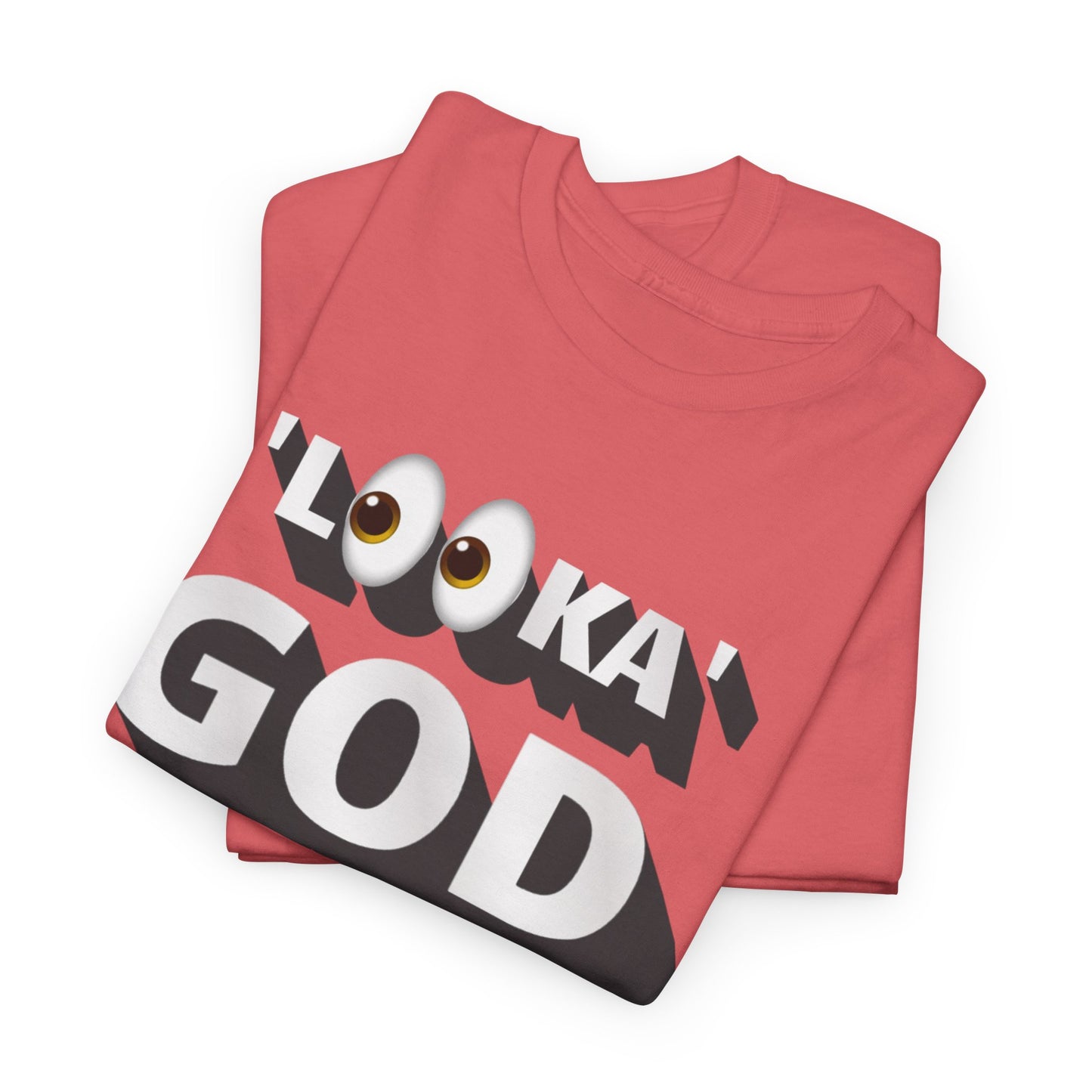 "Looka God" Unisex Cotton Tee - Stylish Faith Statement