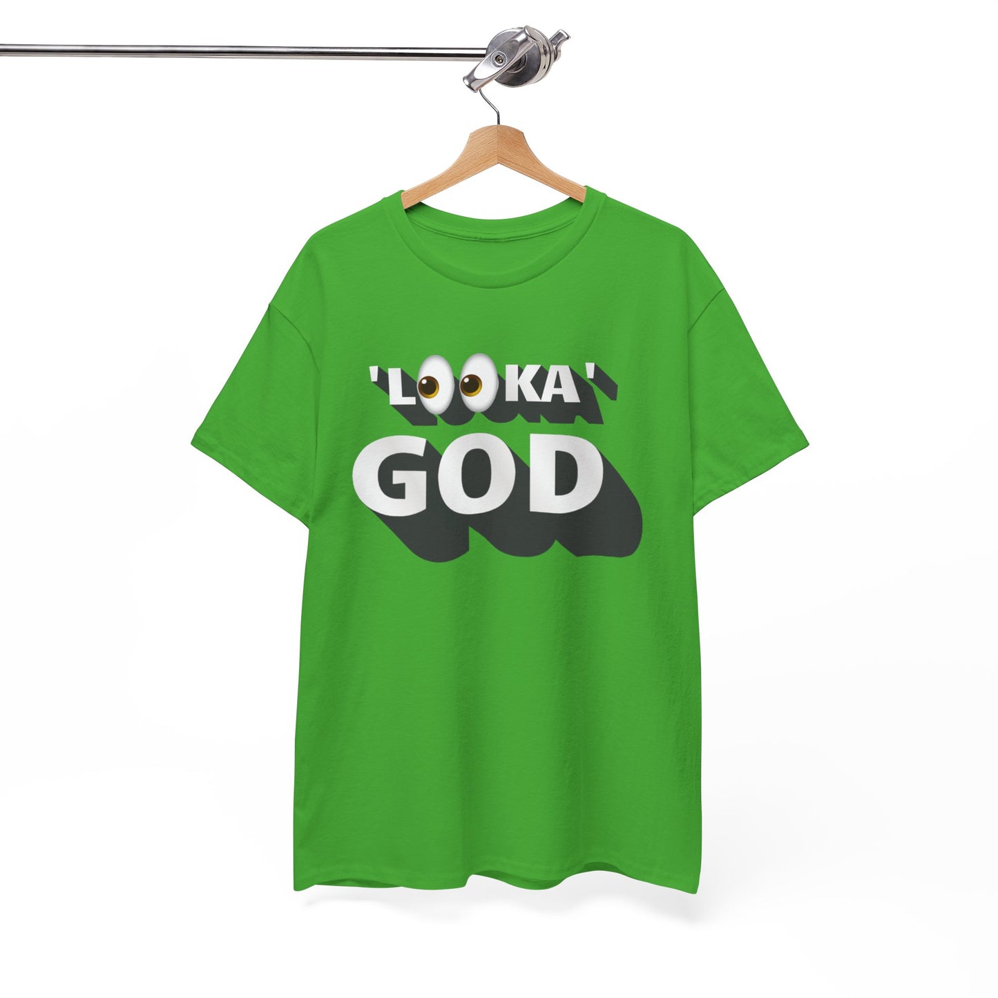 "Looka God" Unisex Cotton Tee - Stylish Faith Statement