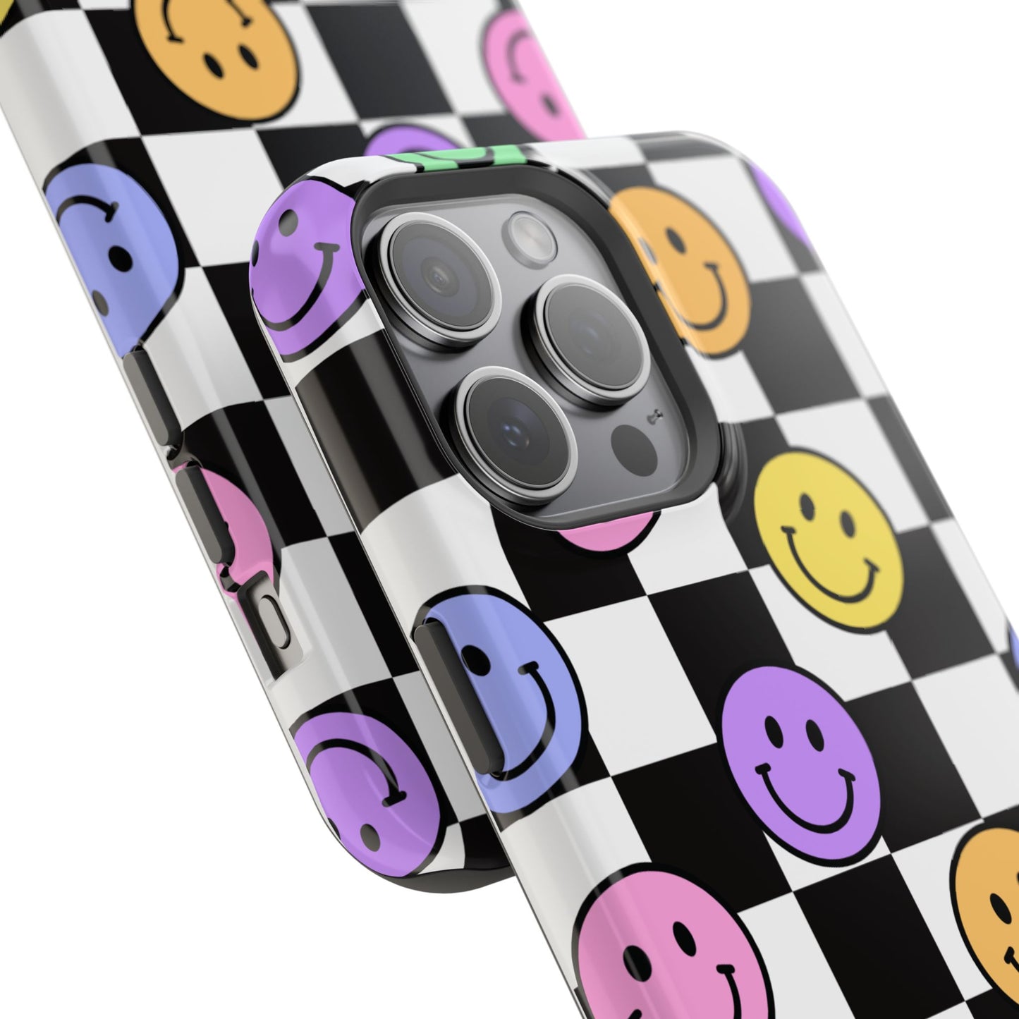 Colorful Smiley Face Phone Cases, Fun Magnetic Tough Cases, Cute Gifts for Teens and Kids, Trendy Accessories for Every Occasion, [...]
